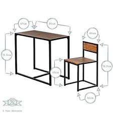 Projeto de mesa e cadeira industrial